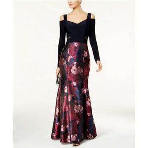 Cold-Shoulder Prom Dress